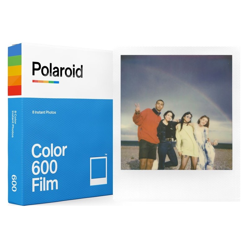 Polaroid Película 600 Color Clásica 40V | Pack de 40 fotos instantáneas con marco blanco