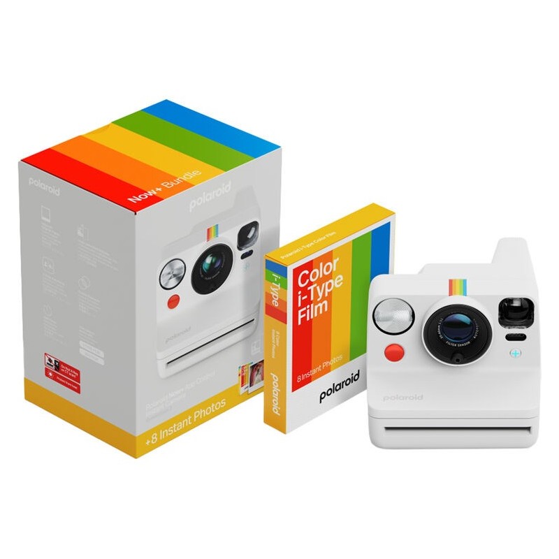 Polaroid Everything Box Now+ Generation 3 Cámara Instantánea Blanca 8 Fotos | cámara instantánea | pack cámara instantánea