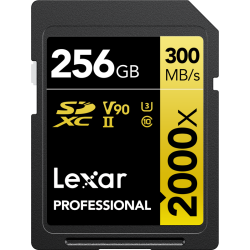 Compra Lexar SDXC 256GB 2000X PRO UHS-II CL | Tarjeta de Memoria Rápida para Video 4K
