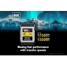 Compra Lexar CFexpress Pro Type B Gold Series | Tarjeta de Memoria Profesional Ultra Rápida