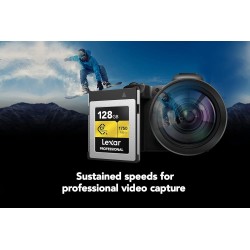 Compra Lexar CFexpress Pro Type B Gold Series | Tarjeta de Memoria Profesional Ultra Rápida