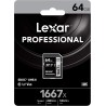 Compra Lexar SDXC Pro Silver UHS-II 1667X 6 | Tarjeta de Memoria Profesional para Cámaras y Video