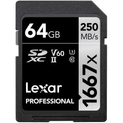Compra Lexar SDXC Pro Silver UHS-II 1667X 6 | Tarjeta de Memoria Profesional para Cámaras y Video