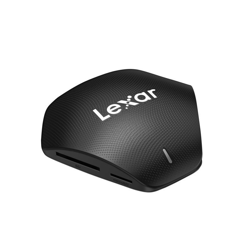 Lexar Lector Multitarjetas 3 en 1 Tipo C | Lector de tarjetas compacto de alta velocidad con conexión USB-C