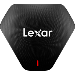 Lexar Lector Multitarjetas 3 en 1 Tipo C | Lector de tarjetas compacto de alta velocidad con conexión USB-C