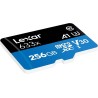 Lexar Micro SDHC 256GB 633x UHS-I U1 CL10 | Tarjeta de memoria de alto rendimiento para grabaciones en Full HD y 4K