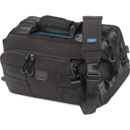 Tenba Bolsa de Hombro Cineluxe V2 16 Negra | Bolsa profesional para cámaras de video y accesorios