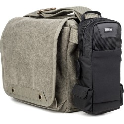 Think Tank Bolsa de Hombro Retrospective 10 V2 Pinestone | Bolsa compacta y elegante para cámaras DSLR o mirrorless con objetivo