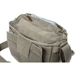 Think Tank Bolsa de Hombro Retrospective 10 V2 Pinestone | Bolsa compacta y elegante para cámaras DSLR o mirrorless con objetivo