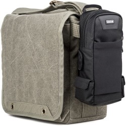 Think Tank Bolsa de Hombro Retrospective 20 V2 Pinestone | Bolsa de estilo clásico para cámaras DSLR con 2-4 objetivos y portáti