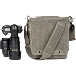 Think Tank Bolsa de Hombro Retrospective 20 V2 Pinestone | Bolsa de estilo clásico para cámaras DSLR con 2-4 objetivos y portáti