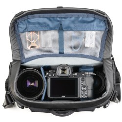 Think Tank SpeedTop Crossbody 15 Gris Estuche | Estuche cruzado de acceso rápido para fotografía urbana y diaria
