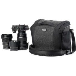 Think Tank SpeedTop Crossbody 15 Gris Estuche | Estuche cruzado de acceso rápido para fotografía urbana y diaria