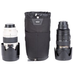 Think Tank Funda para Objetivo Lens Changer 75 V3 | Funda extensible para teleobjetivos grandes con parasol montado