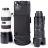 Think Tank Funda para Objetivo Lens Changer 75 V3 | Funda extensible para teleobjetivos grandes con parasol montado