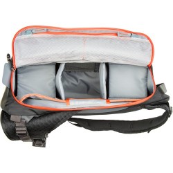 Think Tank MindShift Estuche 11L PhotoCross 13 Naranja | Estuche cruzado de mayor capacidad y visibilidad para cámaras DSLR o mi