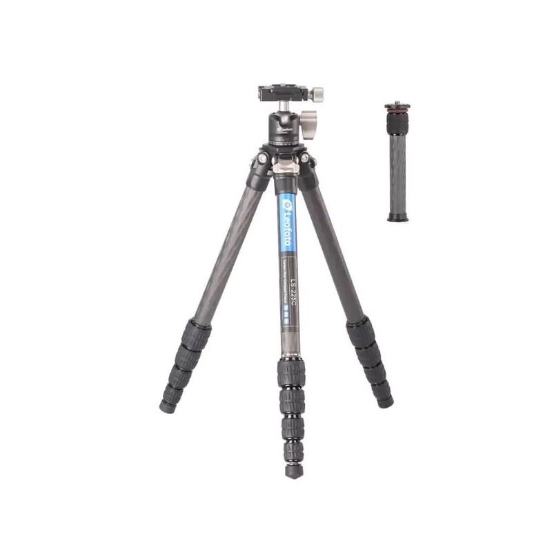 Trípode Leofoto LS-225C con Cabeza LH-25 | trípode ligero | trípode compacto | trípode compacto de carbono para paisaje