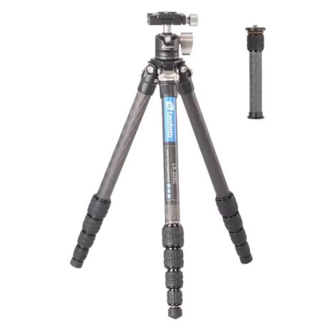 Trípode Leofoto LS-225C con Cabeza LH-25 | trípode ligero | trípode compacto | trípode compacto de carbono para paisaje