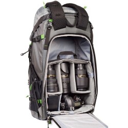 Think Tank Mochila MindShift BackLight 45L Gris | Mochila outdoor para fotografía profesional con acceso trasero y enorme capaci