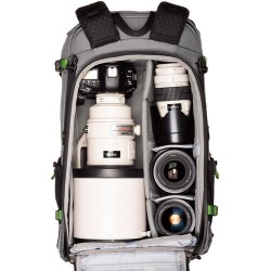 Think Tank Mochila MindShift BackLight 45L Gris | Mochila outdoor para fotografía profesional con acceso trasero y enorme capaci