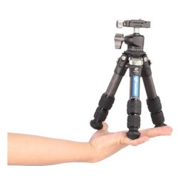 Trípode Leofoto LS-223C de Viaje con Rótula LH-25 | trípode de mesa | trípode de viaje | trípode de viaje para fotografía macro