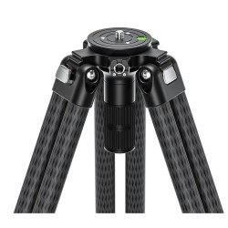 Leofoto Trípode de Carbono LVC-253C con Cabezal BV-20 | Trípode de Carbono | Trípode para Video