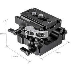 SmallRig 2092B Placa Base Varillas 15mm Liberación Rápida | Compra Placa Base SmallRig | Precio Placa Base Varillas SmallRig