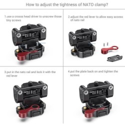 SmallRig 2100B Soporte Monitor NATO Liberación Rápida | Compra Soporte Monitor SmallRig | Precio Soporte Monitor NATO SmallRig