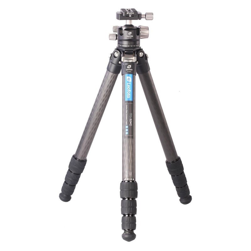 Leofoto Trípode PH-324C con Rótula LH-40 | Trípode de Carbono | Trípode para Cámara DSLR | Trípode Profesional de Alta Precisión