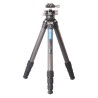 Leofoto Trípode PH-324C con Rótula LH-40 | Trípode de Carbono | Trípode para Cámara DSLR | Trípode Profesional de Alta Precisión