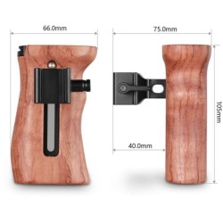 SmallRig 2187 Handle Lateral Madera NATO | Compra Handle Madera SmallRig | Precio Handle Lateral Madera SmallRig