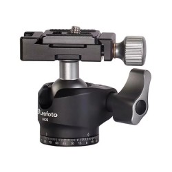 Leofoto Rótula LH-25 + Placa PU-25 | Rótula Leofoto con Placa de Montaje Rápido