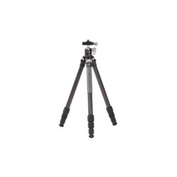 Leofoto Trípode PH-224C con Rótula LH-25 | Trípode de Carbono | Trípode para Cámara DSLR | Trípode Compacto de Viaje Profesional