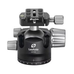 Leofoto Rótula LH-55 + Placa QP-70 | Rótula Leofoto con Placa de Montaje Rápido para Cámaras