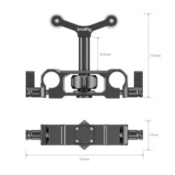 SmallRig 2727 Soporte Lente Varillas 15mm | Compra Soporte Lente SmallRig | Precio Soporte Lente Varillas SmallRig