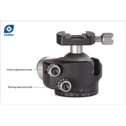 Leofoto Rótula LH-55 + Placa QP-70 | Rótula Leofoto con Placa de Montaje Rápido para Cámaras