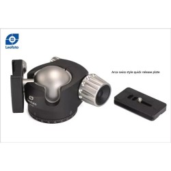 Leofoto Rótula LH-55 + Placa QP-70 | Rótula Leofoto con Placa de Montaje Rápido para Cámaras