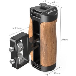 SmallRig 2913 Mini Asa Madera Tornillo Doble 1/4 | Compra Mini Asa Madera SmallRig | Precio Mini Asa Madera SmallRig