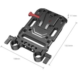 SmallRig 3016 Placa V-Mount Doble Abrazadera 15mm | Compra SmallRig 3016 | Precio Placa V-Mount Varillas | placa v-mount doble a