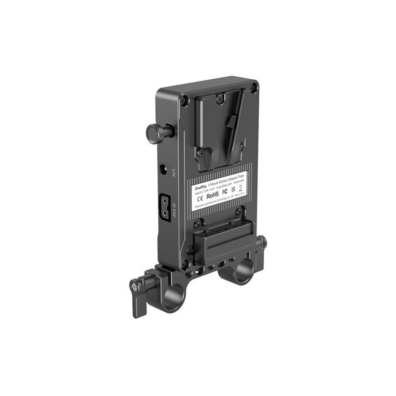 SmallRig 3498 Plato V-Mount Doble Abrazadera Varillas 15mm | plato v-mount | soporte bateria vmount