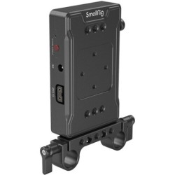 SmallRig 3498 Plato V-Mount Doble Abrazadera Varillas 15mm | plato v-mount | soporte bateria vmount