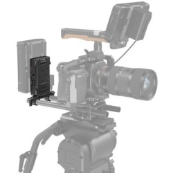 SmallRig 3498 Plato V-Mount Doble Abrazadera Varillas 15mm | plato v-mount | soporte bateria vmount