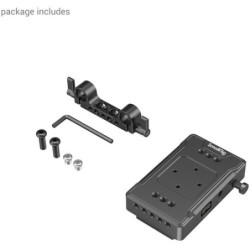 SmallRig 3498 Plato V-Mount Doble Abrazadera Varillas 15mm | plato v-mount | soporte bateria vmount