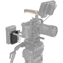 SmallRig 3498 Plato V-Mount Doble Abrazadera Varillas 15mm | plato v-mount | soporte bateria vmount