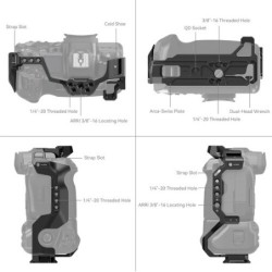 SmallRig 3464B Cage Canon R5 R5C R6 con Grip Batería BG-R10 | Compra SmallRig 3464B | Precio Cage Canon R5 Grip BG-R10 | cage ca