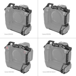SmallRig 3464B Cage Canon R5 R5C R6 con Grip Batería BG-R10 | Compra SmallRig 3464B | Precio Cage Canon R5 Grip BG-R10 | cage ca