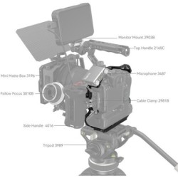 SmallRig 3464B Cage Canon R5 R5C R6 con Grip Batería BG-R10 | Compra SmallRig 3464B | Precio Cage Canon R5 Grip BG-R10 | cage ca