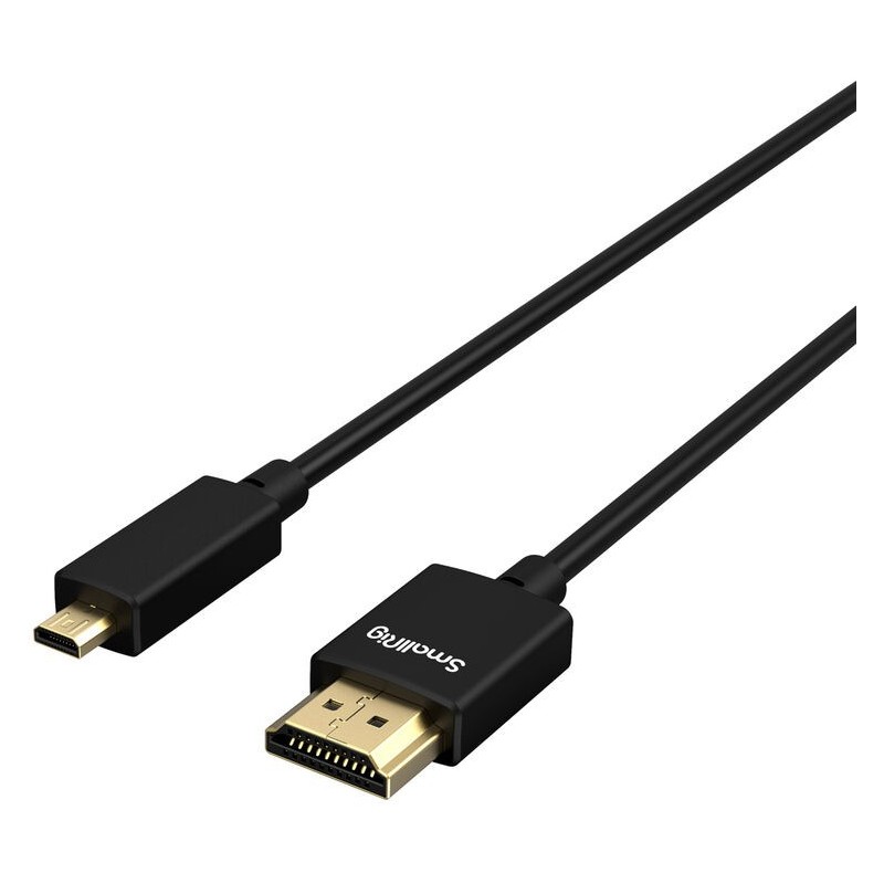SmallRig 3043B Cable Micro HDMI Tipo D a HDMI Tipo A 4K 55cm | Compra SmallRig 3043B | Precio Cable Micro HDMI Ultra Slim 55cm |
