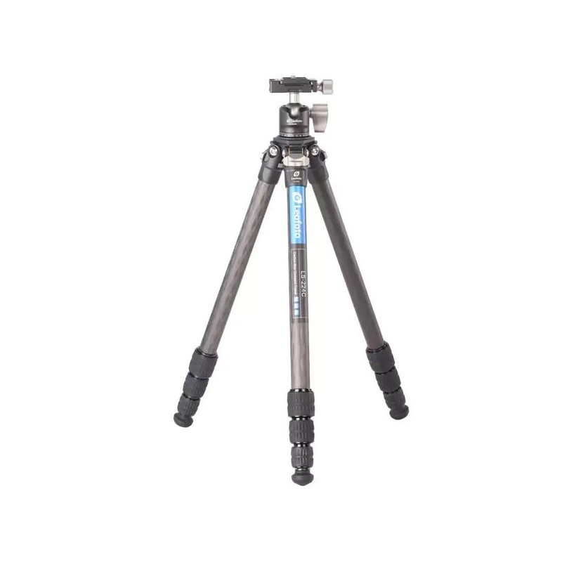 Leofoto Trípode Ranger LS-224C + Rótula LH-25 | trípode de carbono | trípode de viaje