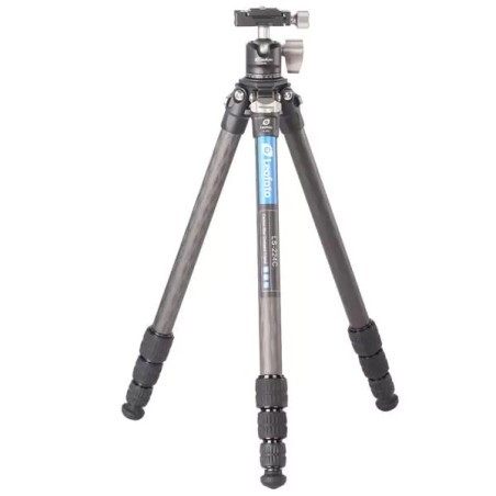 Leofoto Trípode Ranger LS-224C + Rótula LH-25 | trípode de carbono | trípode de viaje